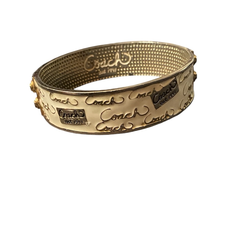 Coach Gold Bangle Bracelet